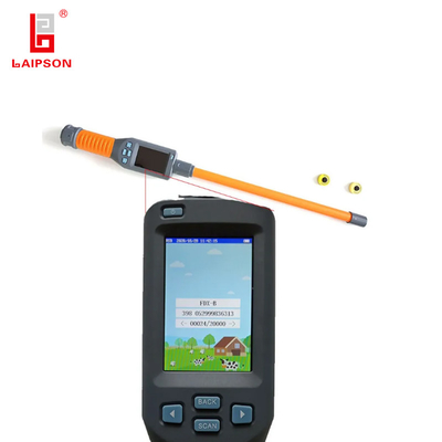 134.2Khz Handheld Long Range Stick Reader For Animal RFID Ear Tag