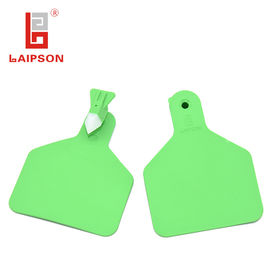 Feedlot One Piece Cow Z Ear Tags , Custom Z Tags Cattle 82*62mm 3 Colors
