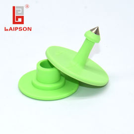 Nfc Round Pink Sheep Goat Rfid UHF Ear Tag 5g 32mm*24mm ISO18000-6C