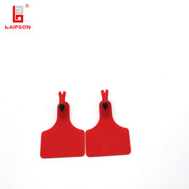 Medium TPU One Piece Z Tag Ear Tags Yellow 84*62mm For Cow Cattle Tracking